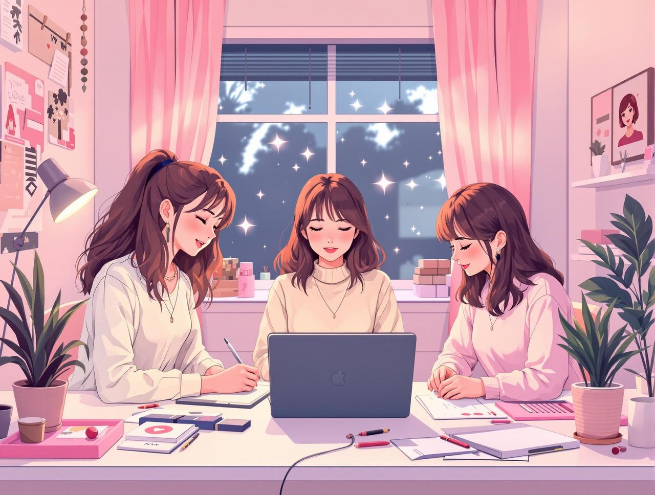 短剧资源网盘搜索 - 品牌故事 短剧资源网盘搜索创始团队 - 三个女孩的初心故事